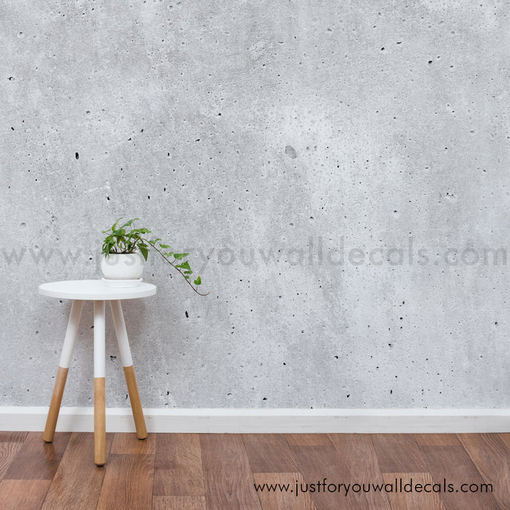 Stone cement wallpaper peel and stick, modern black and white removable peel and stick wallpaper