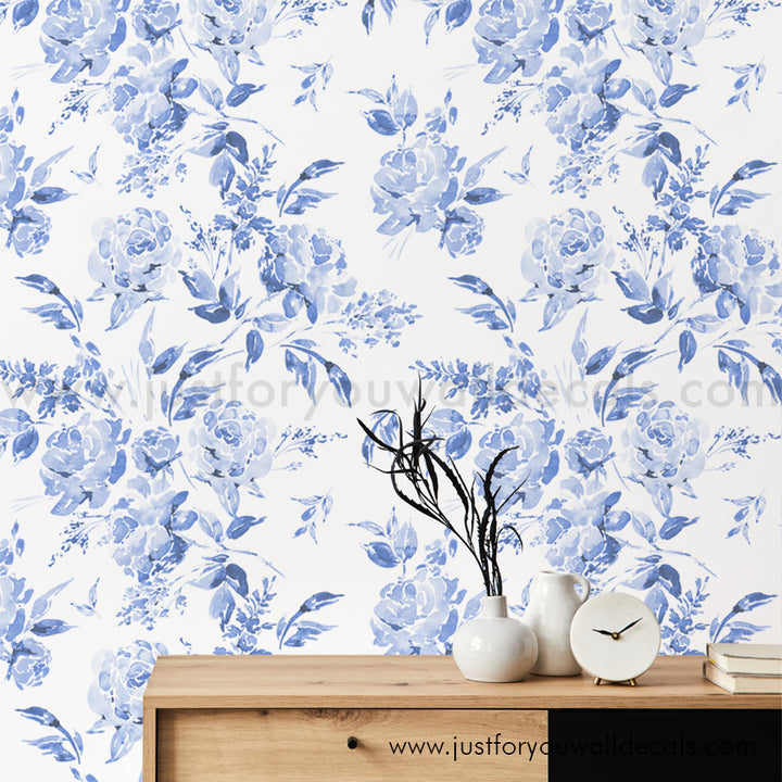 floral wallpaper peel and stick