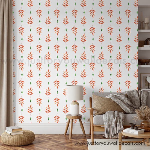 tropical leaf peel and stick wallpaper removable 