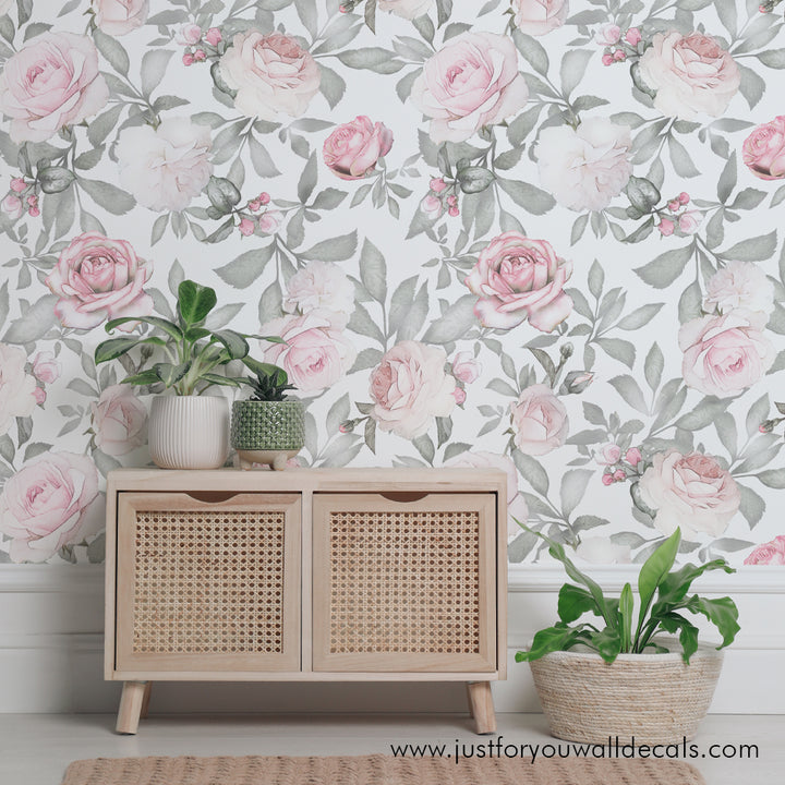 floral wallpaper peel and stick removable