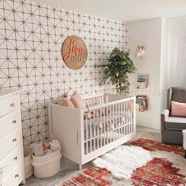 boho nursery wallpaper