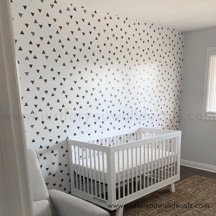 black and white nursery wallpaper