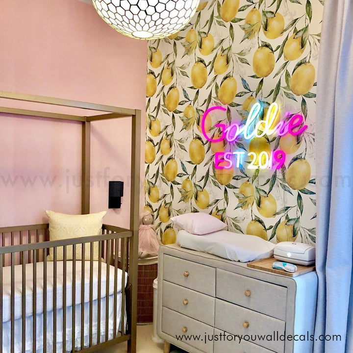 girl nursery wallpaper