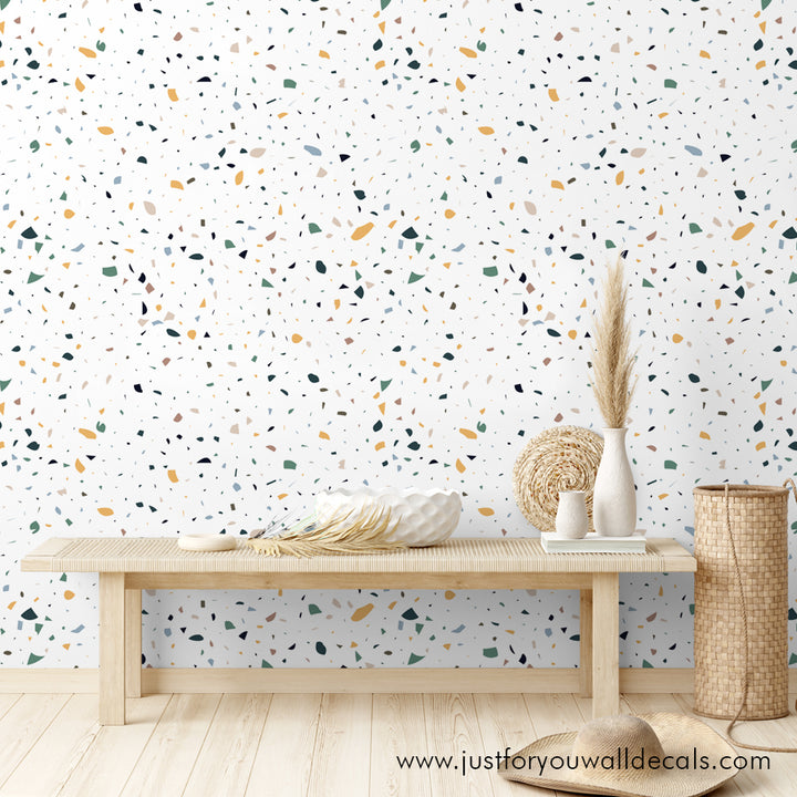 terrazzo removable wallpaper