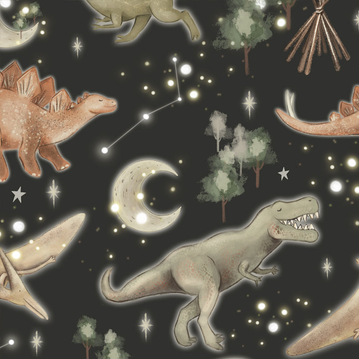 dinosaur peel and stick boys room wallpaper