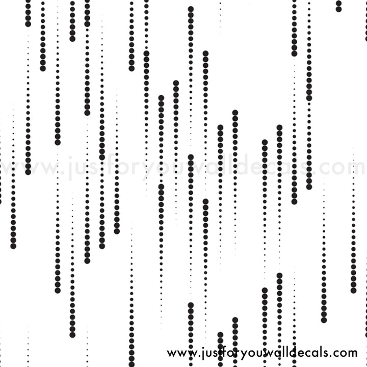 Modern black and white peel and stick wallpaper, geometric wallpaper, polka dot wallpaper, circle dot wallpaper, peel and stick, removable wallpaper, pre pasted wallpaper