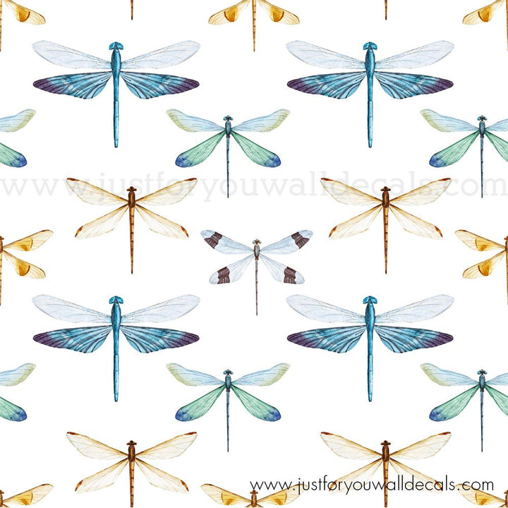 Fire Fly removable wallpaper peel and stick, kids bug wallpaper