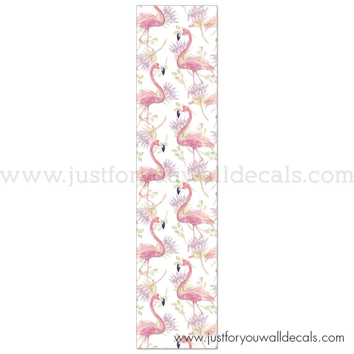 Flamingo wallpaper peel and stick removable, kids wallpaper