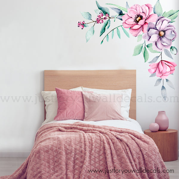 floral wall decals