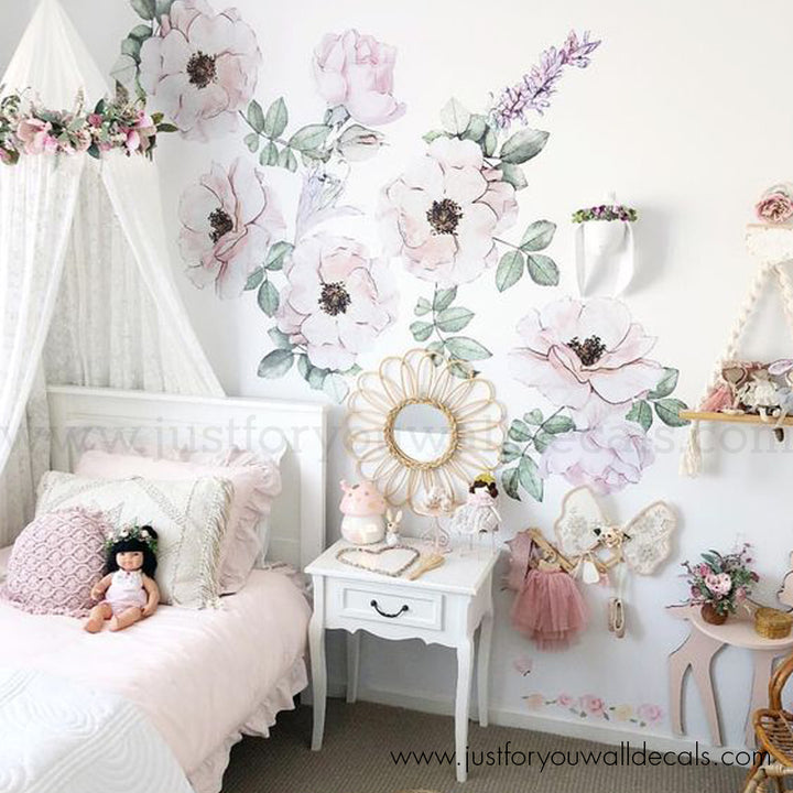 floral wall decals