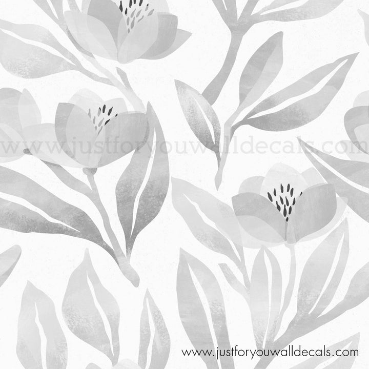 black and white floral wallpaper peel and stick