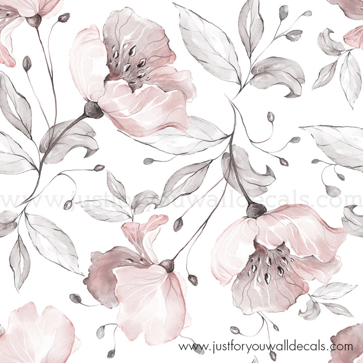 floral wallpaper peel and stick