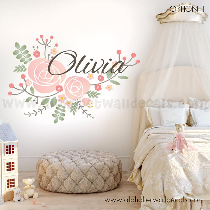 name wall decal