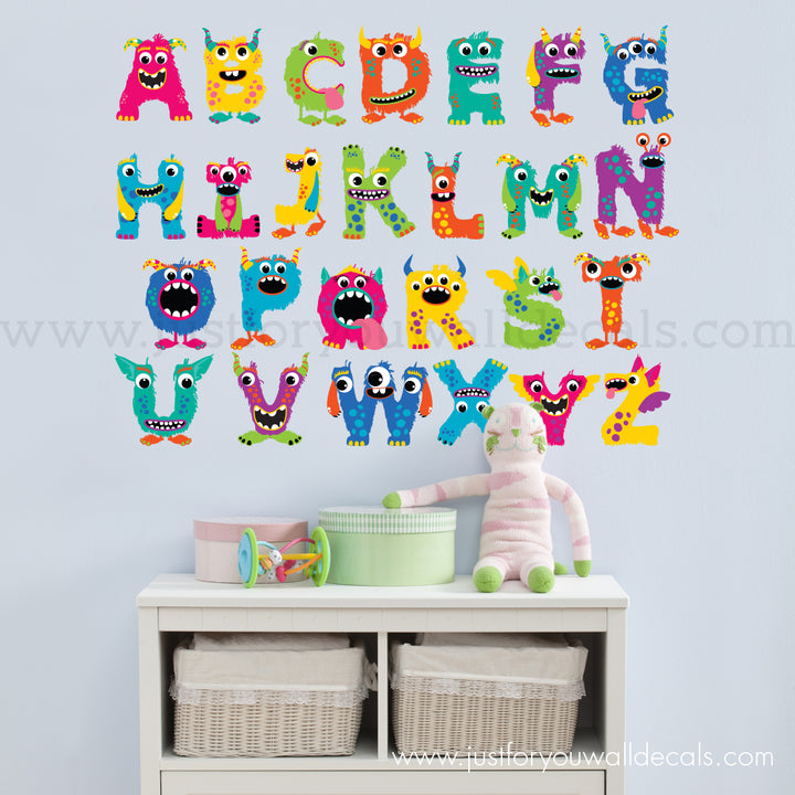 alphabet wall decal