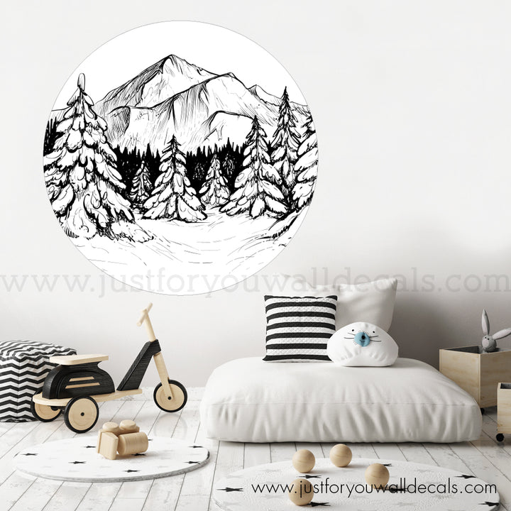 forest wall decal