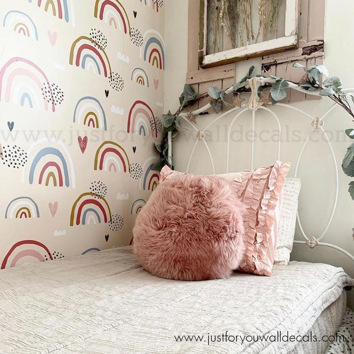 rainbow removable wallpaper