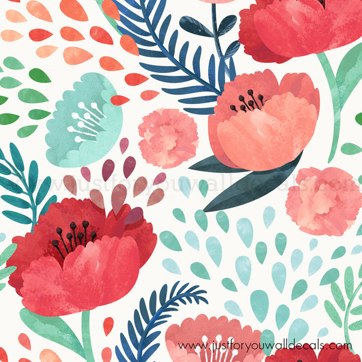 floral wallpaper